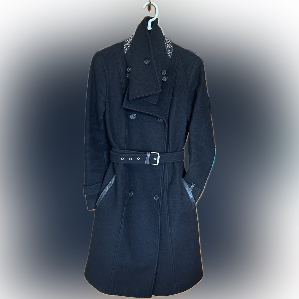 Mackage Coat - Women’s Medium, Black Wool